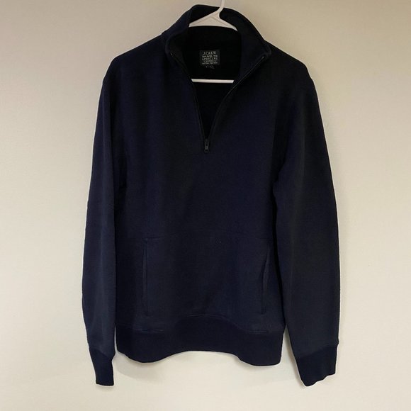 J. Crew Other - 🔥: J. Crew • Navy • Wool • Quarter-Zip • Sweater • M